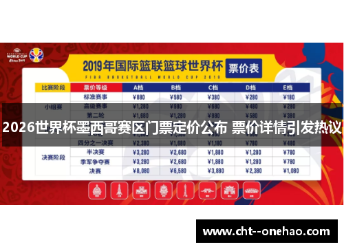 2026世界杯墨西哥赛区门票定价公布 票价详情引发热议